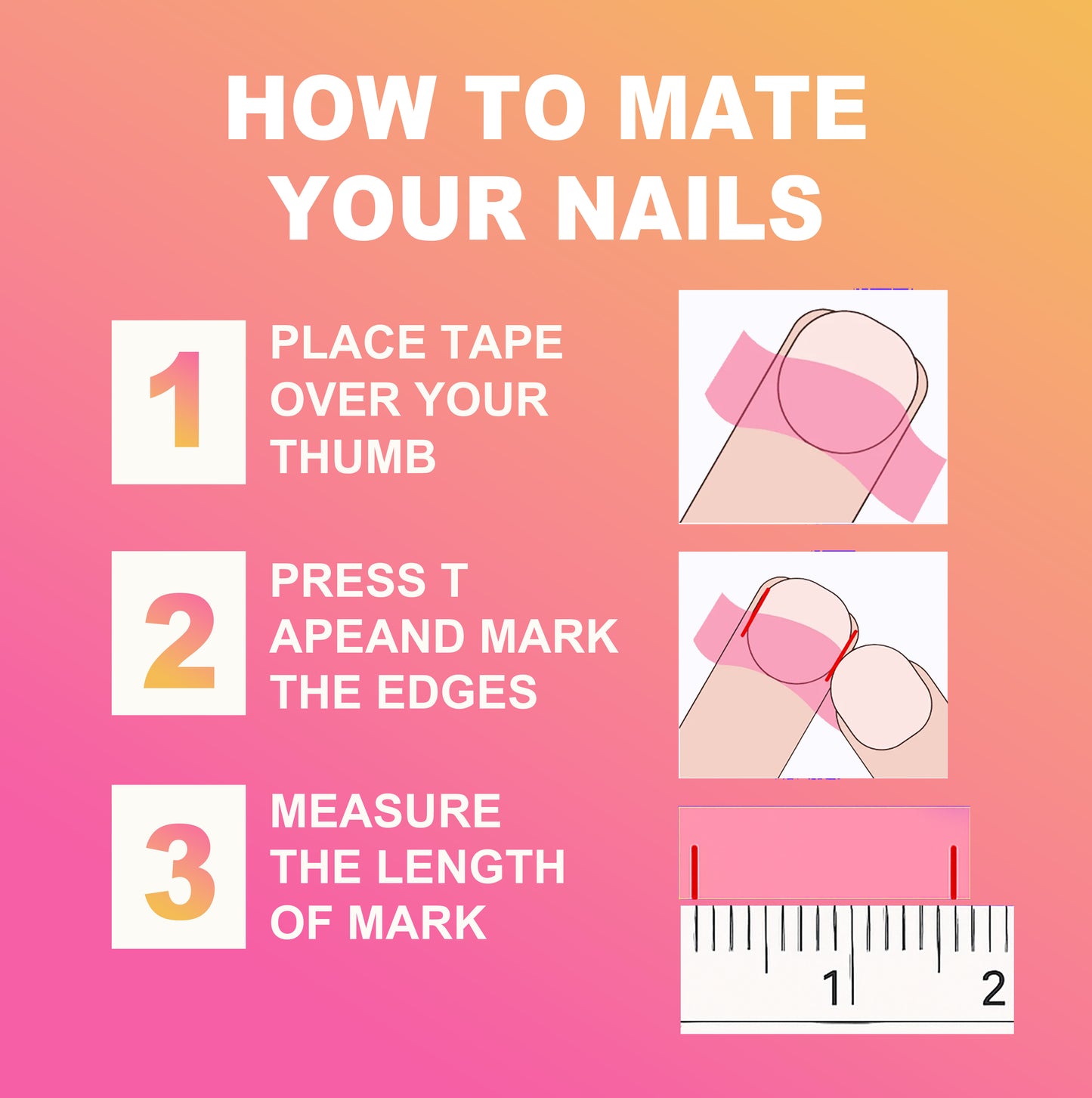 Peach Whisper – Soft Peach Short Almond Press-Ons with 3D Flower, Gold Bow & French Tip Detail