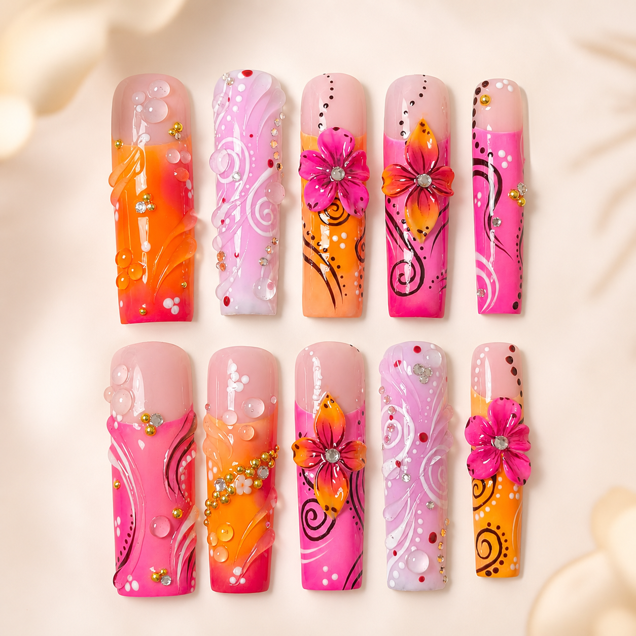 Custom nails, crafted like couture.
